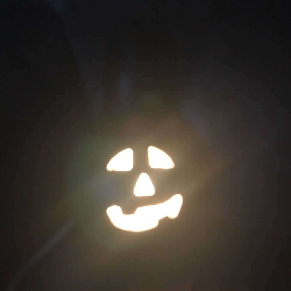 Halloween Gourd Light Pumpkin Jack O' Lantern Witch 9” Handmade